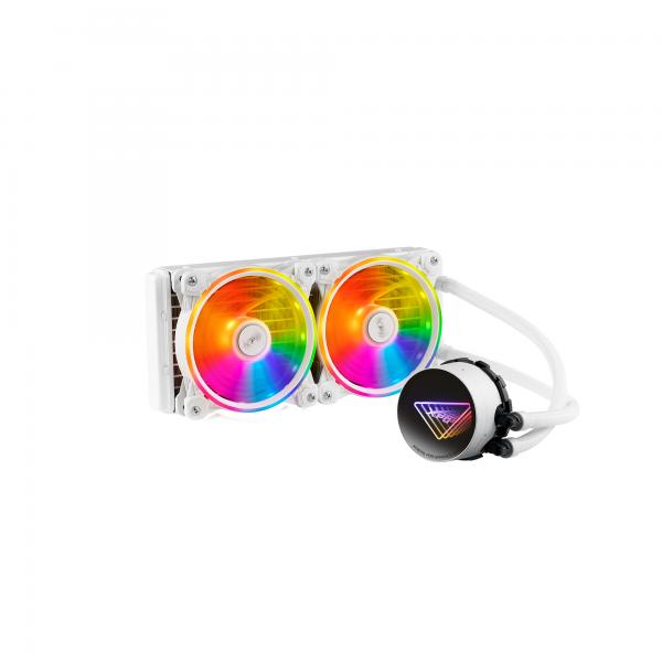 ADATA DISSIPATORE CPU ACQUA LEVANTE X 240 ARGB WHITE RGB mirror pump head
