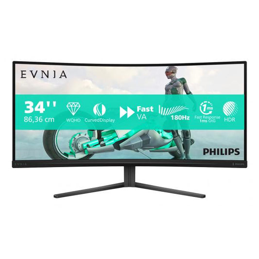 Philips Evnia 34M2C3500L/00 Monitor PC 86,4 cm (34") 3440 x 1440 Pixel Wide Quad HD LCD Nero