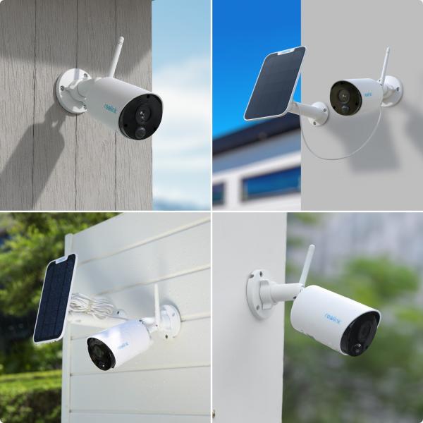REOLINK ARGUS SERIES B320 (BWB2K07SP) - TELECAMERA 3MP WI-FI A BATTERIA CON PANNELLO SOLARE