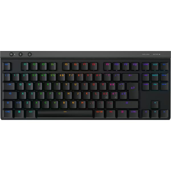 Logitech G G515 Lightspeed TKL tastiera Gaming RF senza fili + Bluetooth QWERTY Italiano Nero