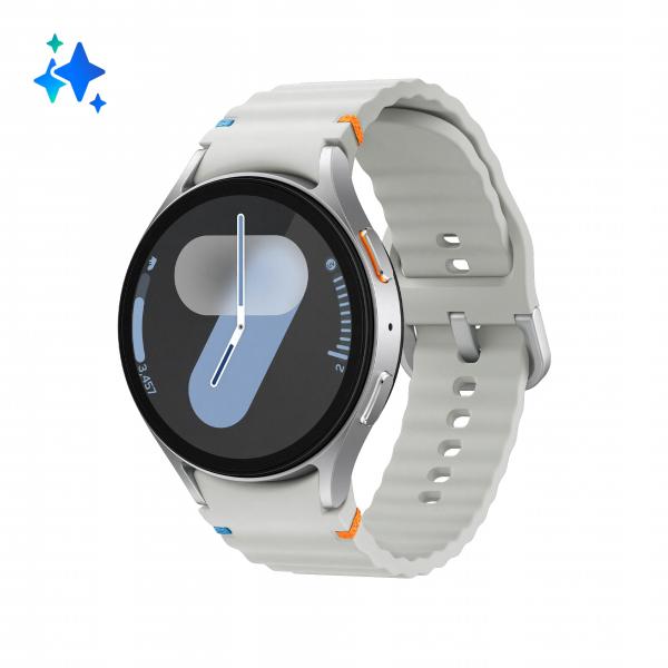 Samsung Galaxy Watch7 3,81 cm (1.5") AMOLED Digitale 480 x 480 Pixel Touch screen Argento Wi-Fi GPS (satellitare)