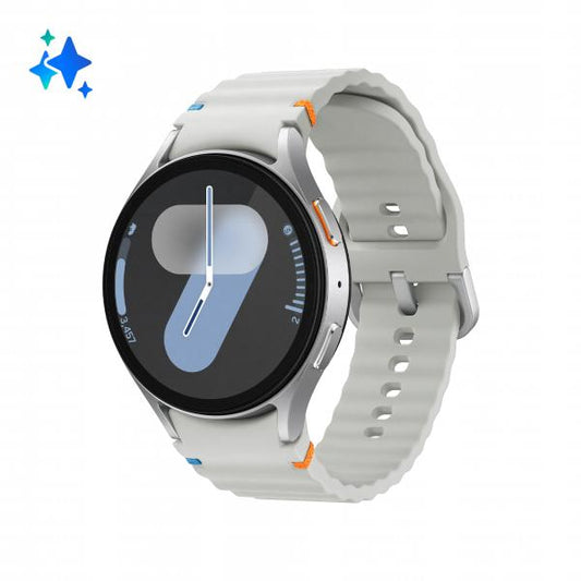 Samsung Galaxy Watch7 3,81 cm (1.5") AMOLED Digitale 480 x 480 Pixel Touch screen Argento Wi-Fi GPS (satellitare)