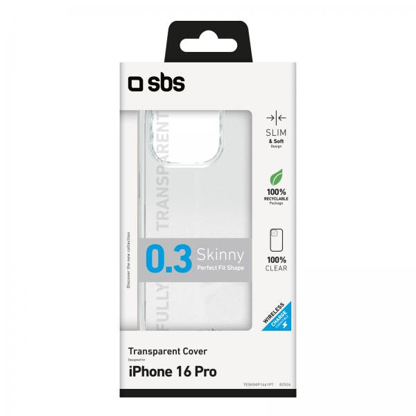 SBS TESKINIP1661PT custodia per cellulare 16 cm (6.3") Cover Trasparente