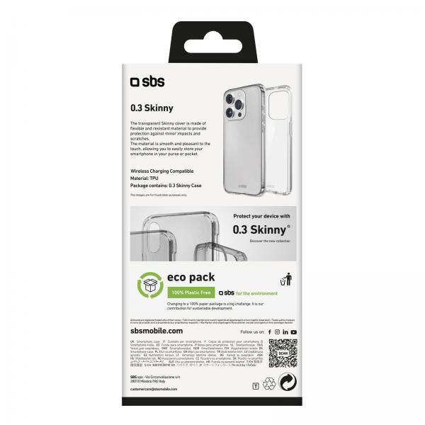 SBS TESKINIP1661PT custodia per cellulare 16 cm (6.3") Cover Trasparente