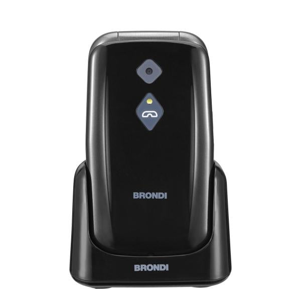 BRONDI AMICO SICURO PLUS NERO 2.8" CLAMSHELL+BRACCIALETTO SOS