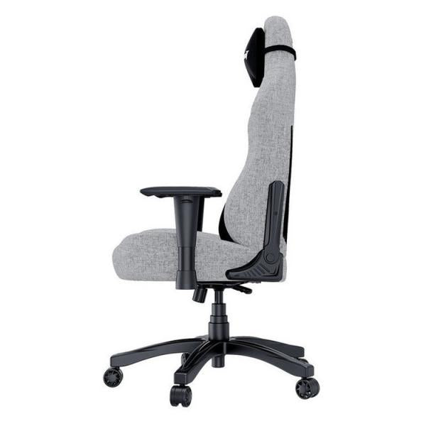 ANDASEAT LUNA SEDIA GAMING TAGLIA L IN TESSUTO GRIGIO