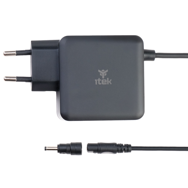 ITEK ALIMENTATORE UNIV. NOTEBOOK 65W 8 conn, GaN SUPER SLIM