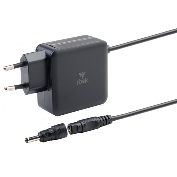 ITEK ALIMENTATORE UNIV. NOTEBOOK 65W 8 conn, GaN SUPER SLIM