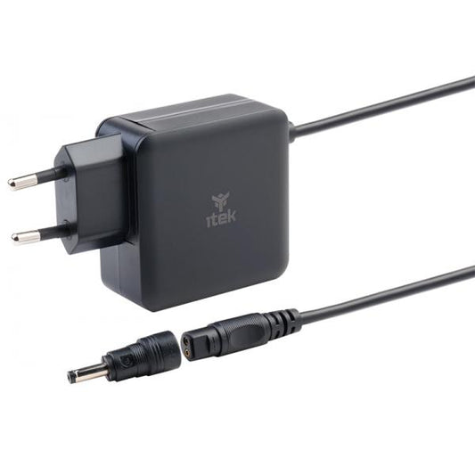 ITEK ALIMENTATORE UNIV. NOTEBOOK 65W 8 conn, GaN SUPER SLIM