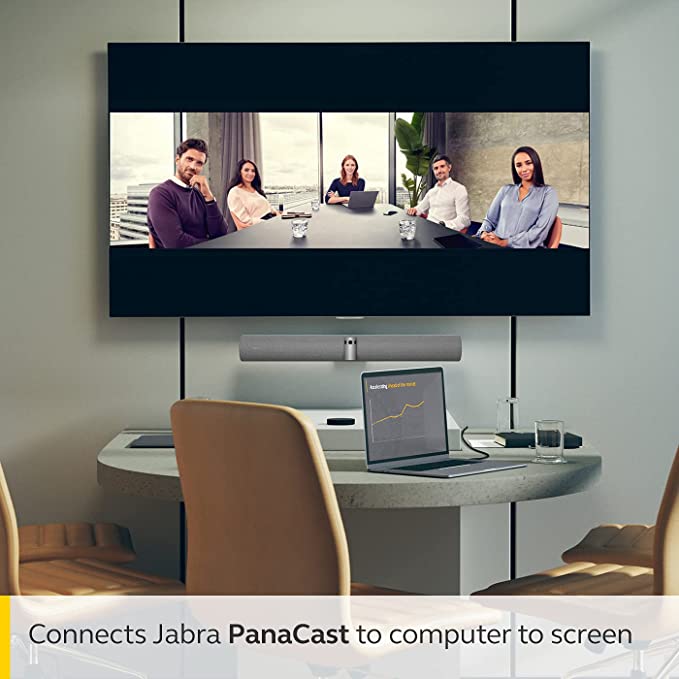 Jabra PanaCast 50 Cavo adattatore da USB C a USB A da 2 m, cavo USB 3.0 per la connessione della barra video PanaCast 50 al computer, cavo USB tipo A