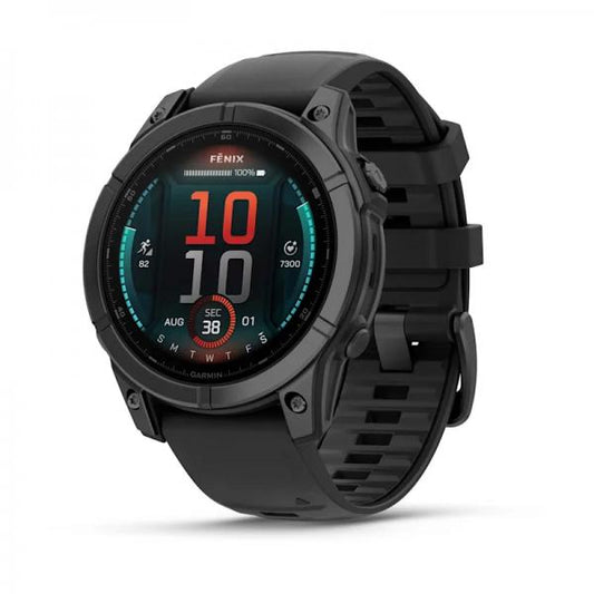 Garmin Fenix E 3,3 cm (1.3") AMOLED 47 mm Digitale 416 x 416 Pixel Touch screen Nero Wi-Fi GPS (satellitare)