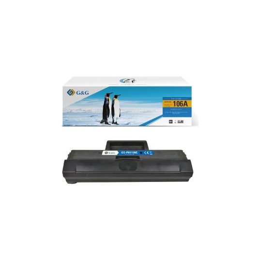 HP W1106A BLACK - TONER COMPATIBILE G&G CON CHIP - 1000 PAG.