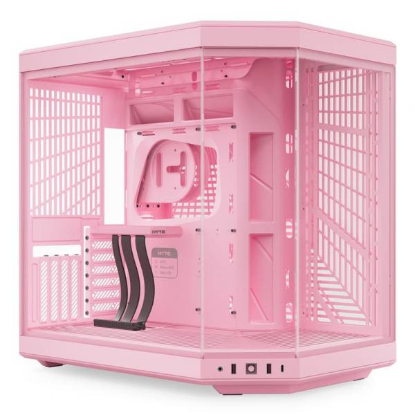 HYTE CASE MID TOWER DC Y70 STRAWBERRY MILK 4xSLOTS GPU 3*TG CS-HYTE-Y70-SM