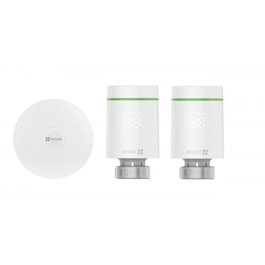 EZVIZ KIT 2pz.T55 VALVOLA TERMOSTATICA + A3 HUB