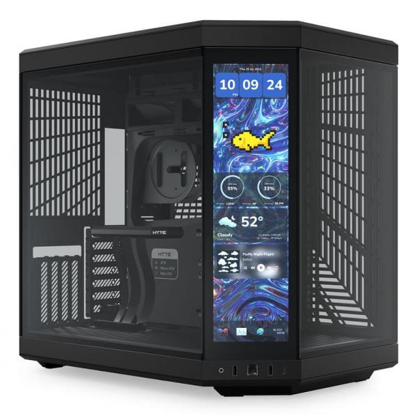 HYTE CASE MID TOWER Y70 TOUCH INFINITE PITCH CS-HYTE-Y70TTI-BB