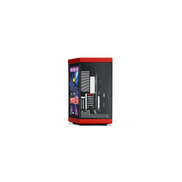 HYTE CASE MID TOWER Y70 TOUCH INFINITE BLACK CHERRY BLK/RD 4xSLOTS GPU 2*