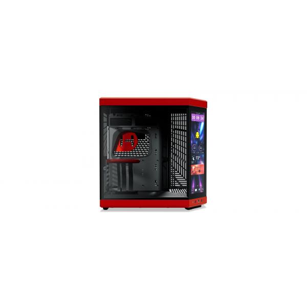 HYTE CASE MID TOWER Y70 TOUCH INFINITE BLACK CHERRY BLK/RD 4xSLOTS GPU 2*