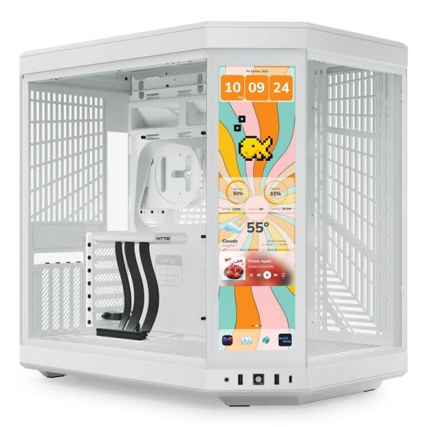 HYTE CASE MID TOWER Y70 TOUCH INFINITE SNOW CS-HYTE-Y70TTI-WW