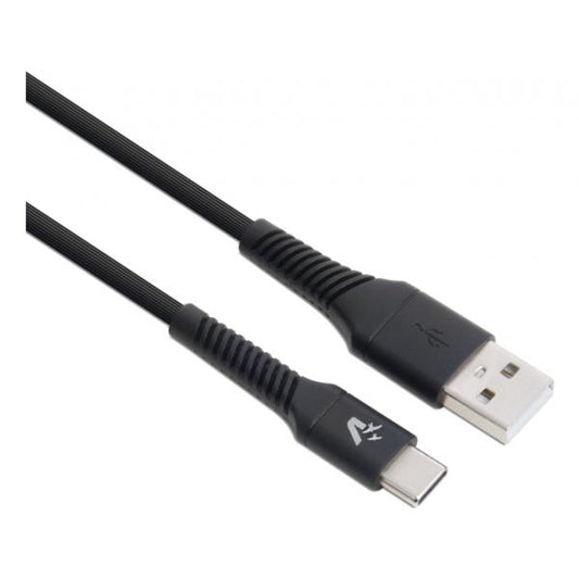 VULTECH CS-TAC12BK - CAVO SMARTPHONE IN TPE USB TO TYPE-C 1,2M 3.0A 60W - NERO