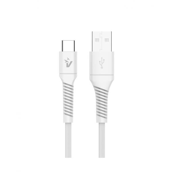 VULTECH CS-TAC12WH - CAVO SMARTPHONE IN TPE USB TO TYPE-C 1,2M 3.0A 60W - BIANCO