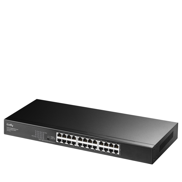 CUDY GS1024E - RACKMOUNT SWITCH 24 PT GIGABIT
