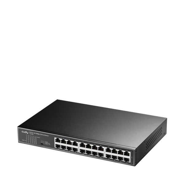 CUDY FS1024 - SWITCH 24 PT 10/100 MBPS - METAL CHASSIS