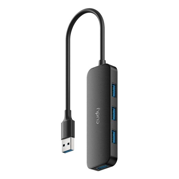 CUDY UH40A - HUB 4 PT USB-A 3.0