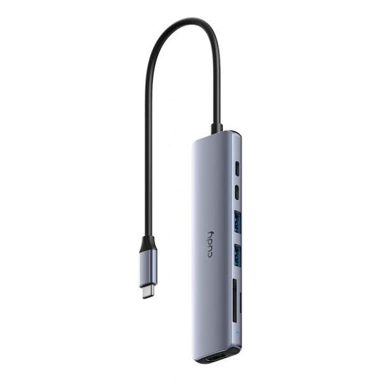 CUDY UH407 - HUB USB 7-IN-1 WITH 4K HDMI
