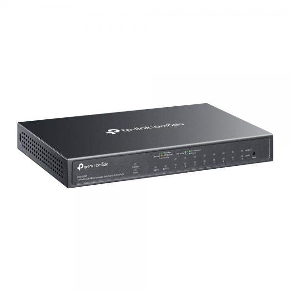 OMADA (TP-LINK) ES210GMP - SWITCH EASY MANAGED 10 PT LAN GIGABIT CON 8 PT POE+