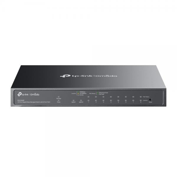 OMADA (TP-LINK) ES210GMP - SWITCH EASY MANAGED 10 PT LAN GIGABIT CON 8 PT POE+