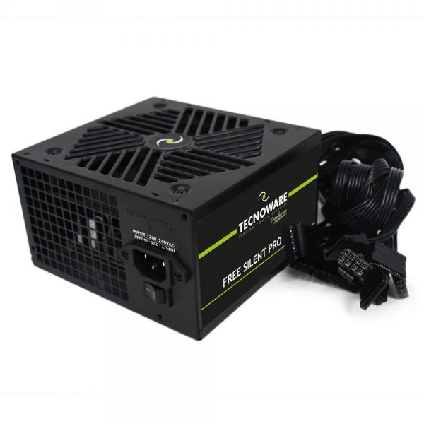 TECNOWARE PSU FREE SILENT PRO 750 (FAL751FSP12) - ALIMENTATORE 750W CON VENTOLA SILENZIOSA 12 CM