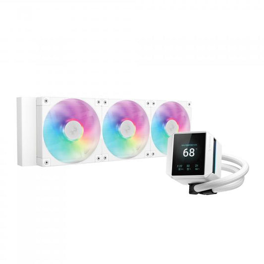 DEEPCOOL RAFF. LIQUIDO MYSTIQUE 360 ARGB WH TFT 2.8'' R-LX360-WHDSNMCP-G-1