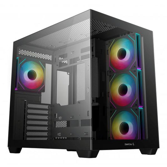 DEEPCOOL CASE MID TOWER CG530 4F 2*TG 4x120 PWM+ARGB FAN R-CG530-BKADA4-G-1
