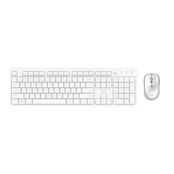 Trust Ody II tastiera Mouse incluso Casa/ufficio RF Wireless Italiano Bianco