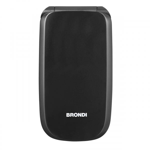 Brondi Raptor 7,11 cm (2.8") 106 g Nero, Metallico Telefono per anziani