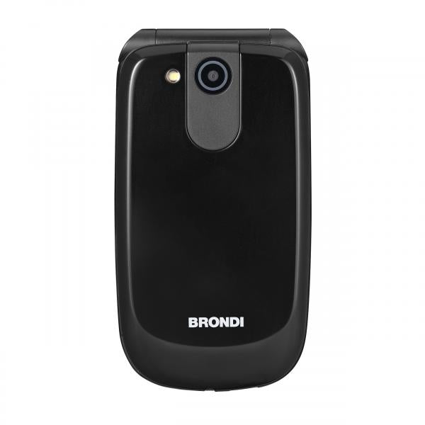 Brondi Raptor 7,11 cm (2.8") 106 g Nero, Metallico Telefono per anziani