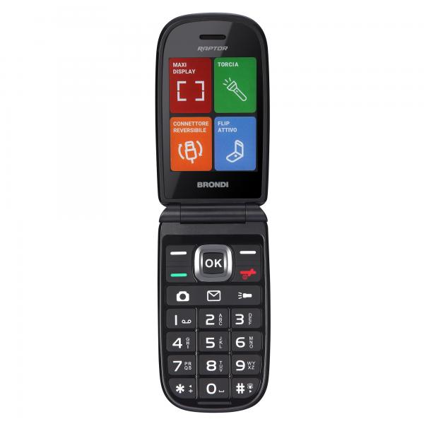 BRONDI RAPTOR (NERO) - TELEFONO CELLULARE - TORCIA