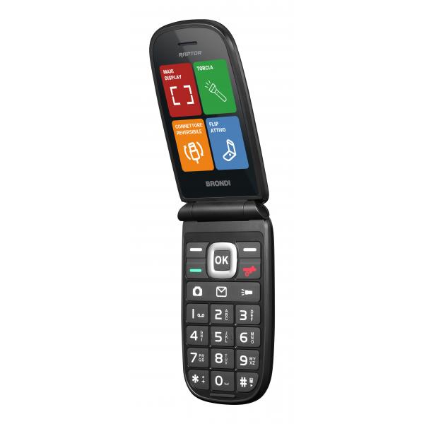 BRONDI RAPTOR BLACK METAL 2.8" CLAMSHELL