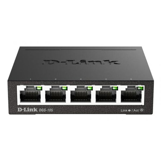 D-LINK DGS-105 - DESKTOP SWITCH 5 PORTE GIGABIT NON GESTITE