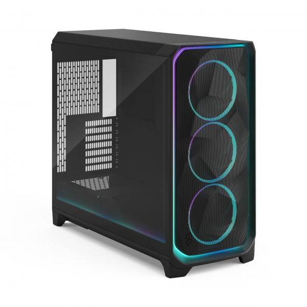 FRACTAL CASE FULL TOWER MESHIFY 3 XL AMBIENCE PRO RGB BLACK TG LIGHT TINT