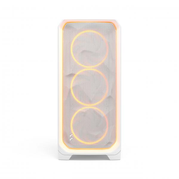 FRACTAL CASE MID TOWER MESHIFY 3 AMBIENCE PRO RGB WHITE TG CLEAR TINT
