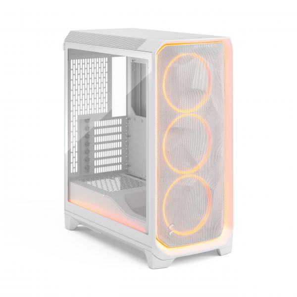 FRACTAL CASE MID TOWER MESHIFY 3 AMBIENCE PRO RGB WHITE TG CLEAR TINT