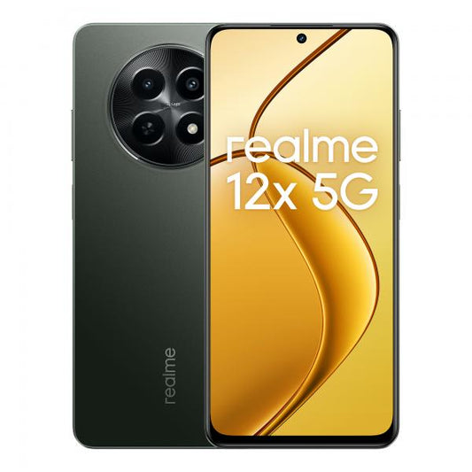 realme 12 12x 5G 16,9 cm (6.67") Doppia SIM Android 14 USB tipo-C 6 GB 128 GB 5000 mAh Nero - (realme 12 12x 5G 16,9 cm (6.67") Doppia SIM Android 14 USB tipo-C 6 GB 128 GB 5000 mAh Nero)