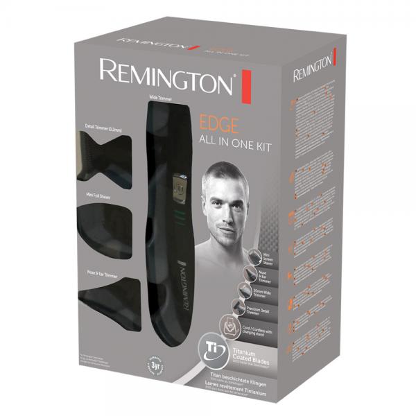 REMINGTON PG6030 - RASOIO ELETTRICO - LAME TITANIO - RICARICABILE - 6 PETTINI - 4 ACCESSORI - LAVABILE