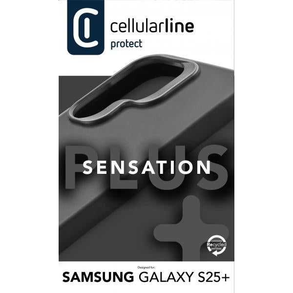 CELLULARLINE CUSTODIA SENSATION+ GALAXY S25+ NERO