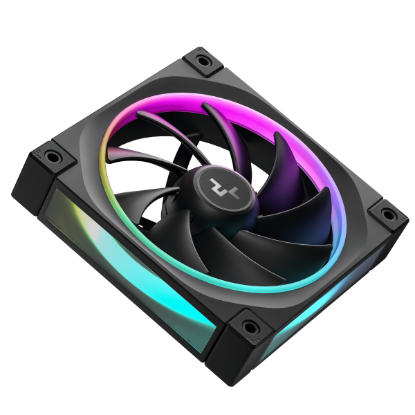 DEEPCOOL VENTOLE CASE FL12 NERA ARGB PWM BASSO RUMORE (kit 3 ventole)
