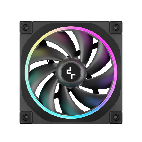 DEEPCOOL VENTOLE CASE FL12 NERA ARGB PWM BASSO RUMORE