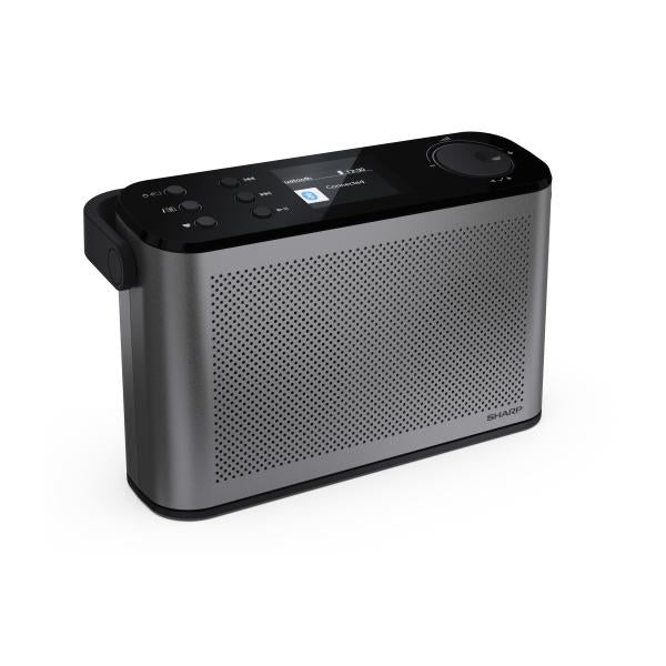 SHARP OSAKA DR-P540(GY) - RADIO DIGITALE PORTATILE - DAB/DAB+ - 2.4"" SLIDE SHOW DISPLAY - BLUETOOTH 5.3 - STORM GREY