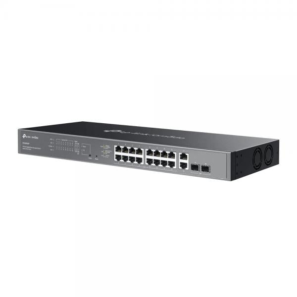 OMADA (TP-LINK) ES220GMP - SWITCH EASY MANAGED 20 PT LAN GIGABITCON 16 PT POE+ - MONT. RACK 1U 19""