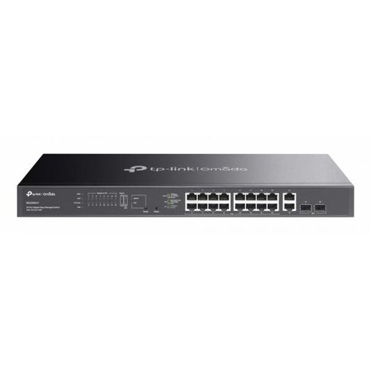 OMADA (TP-LINK) ES220GMP - SWITCH EASY MANAGED 20 PT LAN GIGABITCON 16 PT POE+ - MONT. RACK 1U 19""